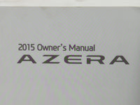 2015 Hyundai Azera Owners Manual Book Guide P/N:F3V0-EU4DB OEM Used Auto Parts - Oemusedautoparts1.com
