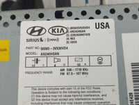 2015-2017 Hyundai Azera Radio AM FM Cd Player Receiver Replacement P/N:96560-3V530VD4 Fits Fits 2015 2016 2017 OEM Used Auto