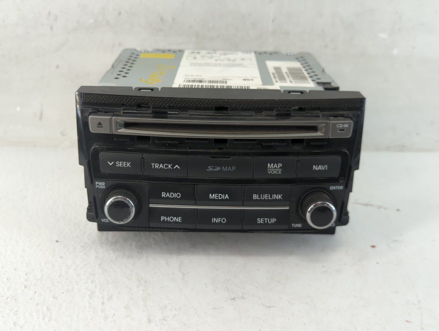 2015-2017 Hyundai Azera Radio AM FM Cd Player Receiver Replacement P/N:96560-3V530VD4 Fits Fits 2015 2016 2017 OEM Used Auto