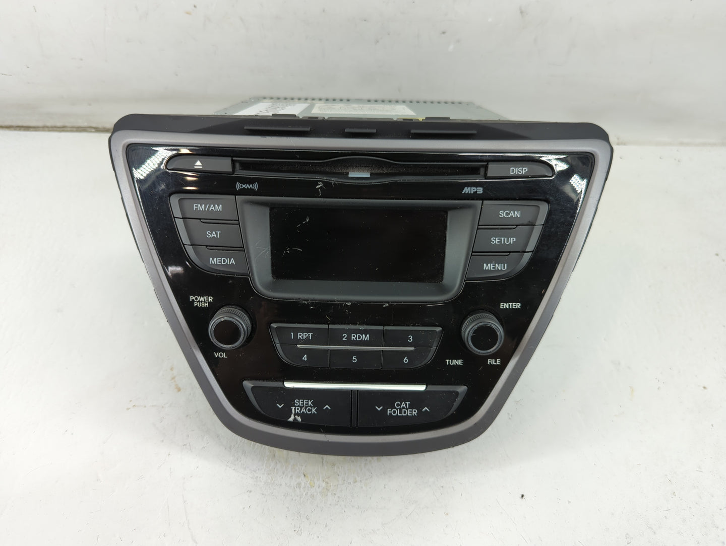 2014-2016 Hyundai Elantra Radio AM FM Cd Player Receiver Replacement P/N:96170-3X156GU Fits Fits 2014 2015 2016 OEM Used Aut