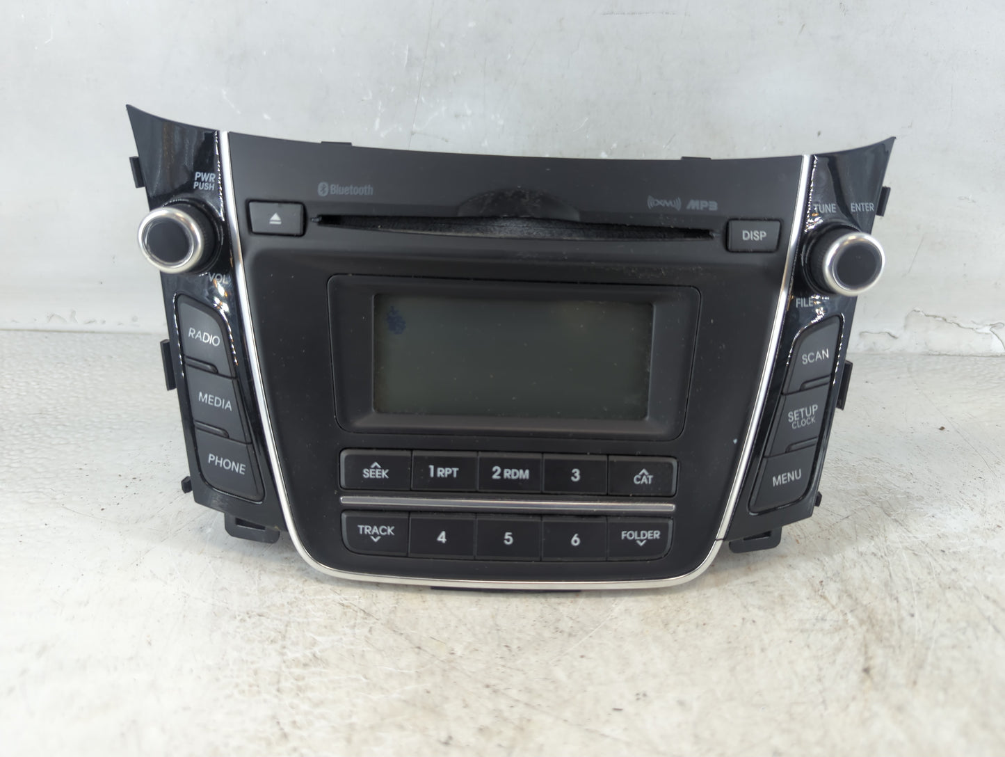 2013-2015 Hyundai Elantra Radio AM FM Cd Player Receiver Replacement P/N:96170-A5160GU Fits Fits 2013 2014 2015 OEM Used Aut