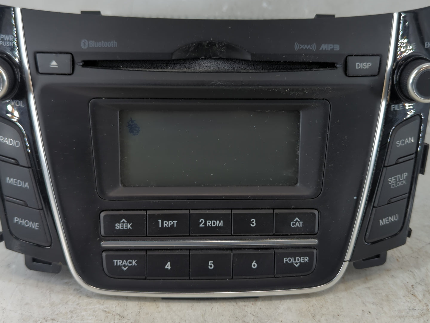 2013-2015 Hyundai Elantra Radio AM FM Cd Player Receiver Replacement P/N:96170-A5160GU Fits Fits 2013 2014 2015 OEM Used Aut