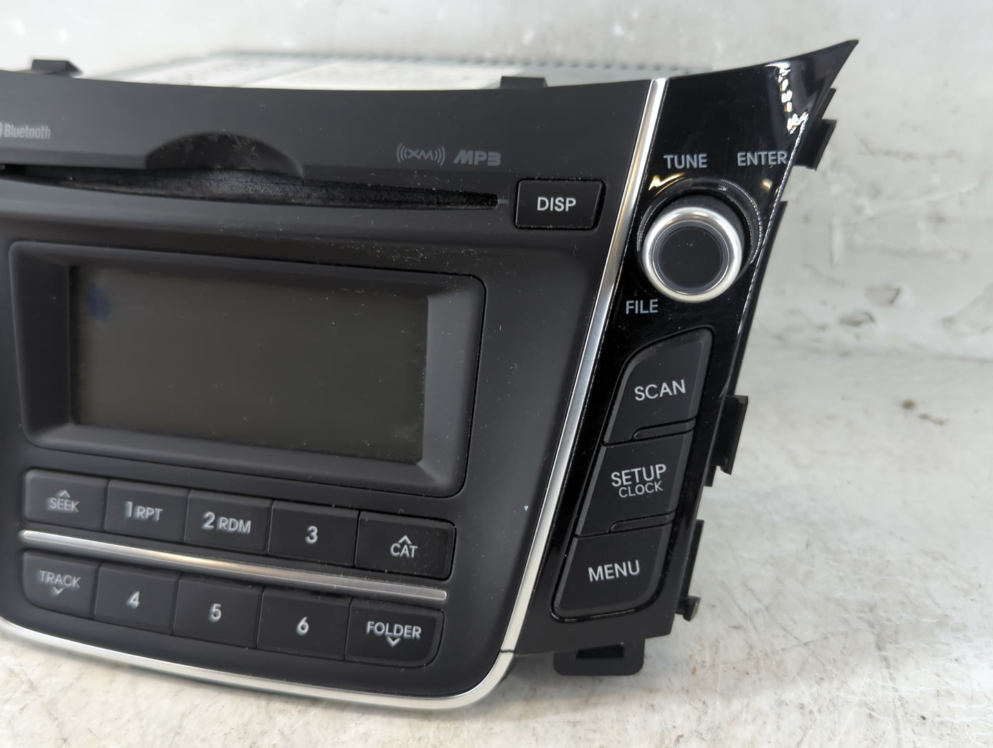 2013-2015 Hyundai Elantra Radio AM FM Cd Player Receiver Replacement P/N:96170-A5160GU Fits Fits 2013 2014 2015 OEM Used Aut
