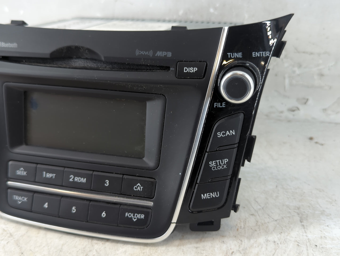 2013-2015 Hyundai Elantra Radio AM FM Cd Player Receiver Replacement P/N:96170-A5160GU Fits Fits 2013 2014 2015 OEM Used Aut