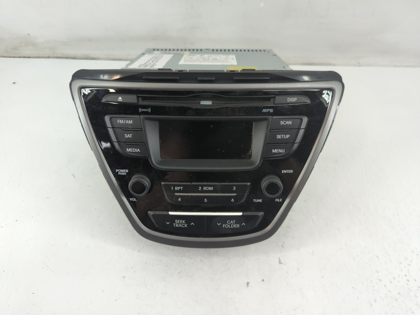 2014-2016 Hyundai Elantra Radio AM FM Cd Player Receiver Replacement P/N:96180-3X165GU Fits Fits 2014 2015 2016 OEM Used Aut