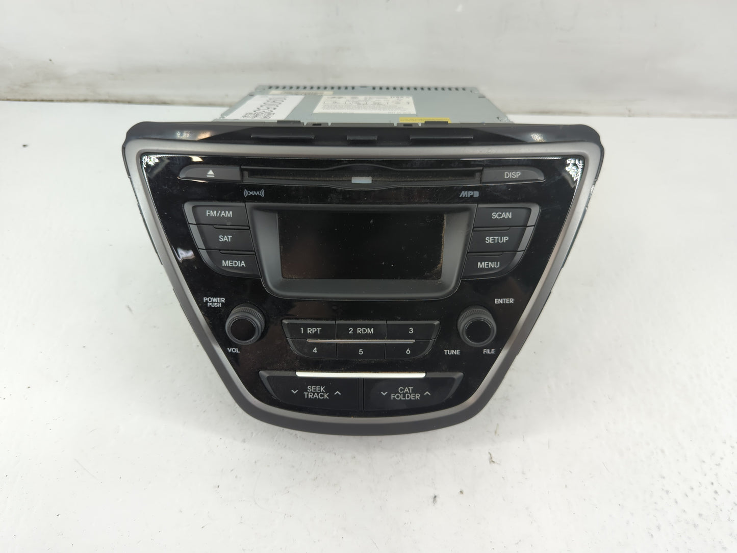 2014-2016 Hyundai Elantra Radio AM FM Cd Player Receiver Replacement P/N:96180-3X165GU Fits Fits 2014 2015 2016 OEM Used Aut