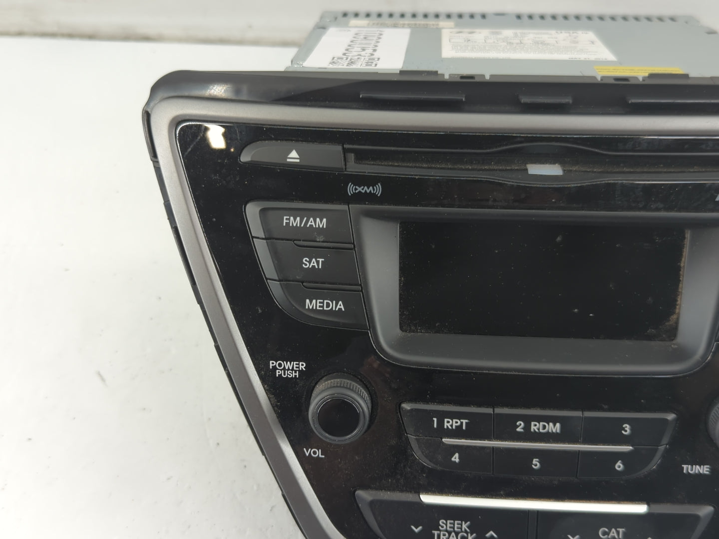 2014-2016 Hyundai Elantra Radio AM FM Cd Player Receiver Replacement P/N:96180-3X165GU Fits Fits 2014 2015 2016 OEM Used Aut