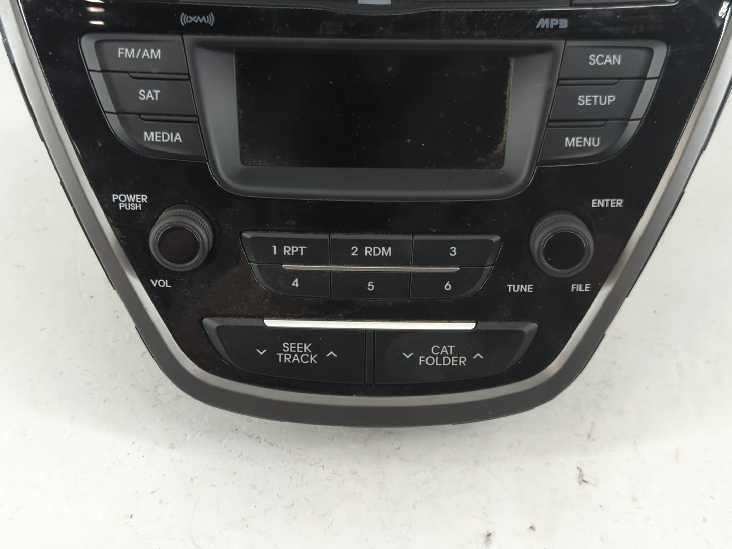 2014-2016 Hyundai Elantra Radio AM FM Cd Player Receiver Replacement P/N:96180-3X165GU Fits Fits 2014 2015 2016 OEM Used Aut