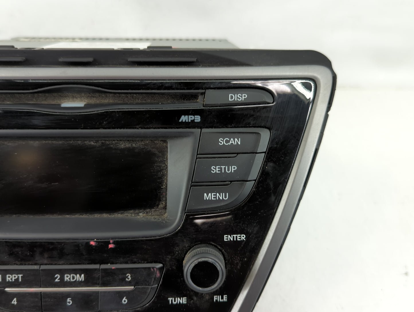 2014-2016 Hyundai Elantra Radio AM FM Cd Player Receiver Replacement P/N:96170-3X156GU Fits Fits 2014 2015 2016 OEM Used Aut