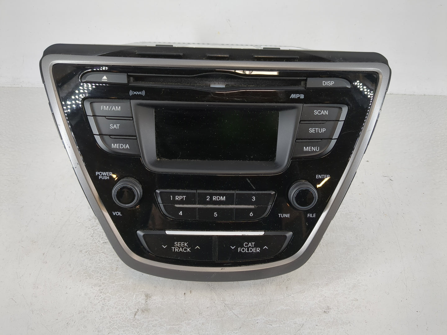 2014-2016 Hyundai Elantra Radio AM FM Cd Player Receiver Replacement P/N:96170-3X156GU Fits Fits 2014 2015 2016 OEM Used Aut
