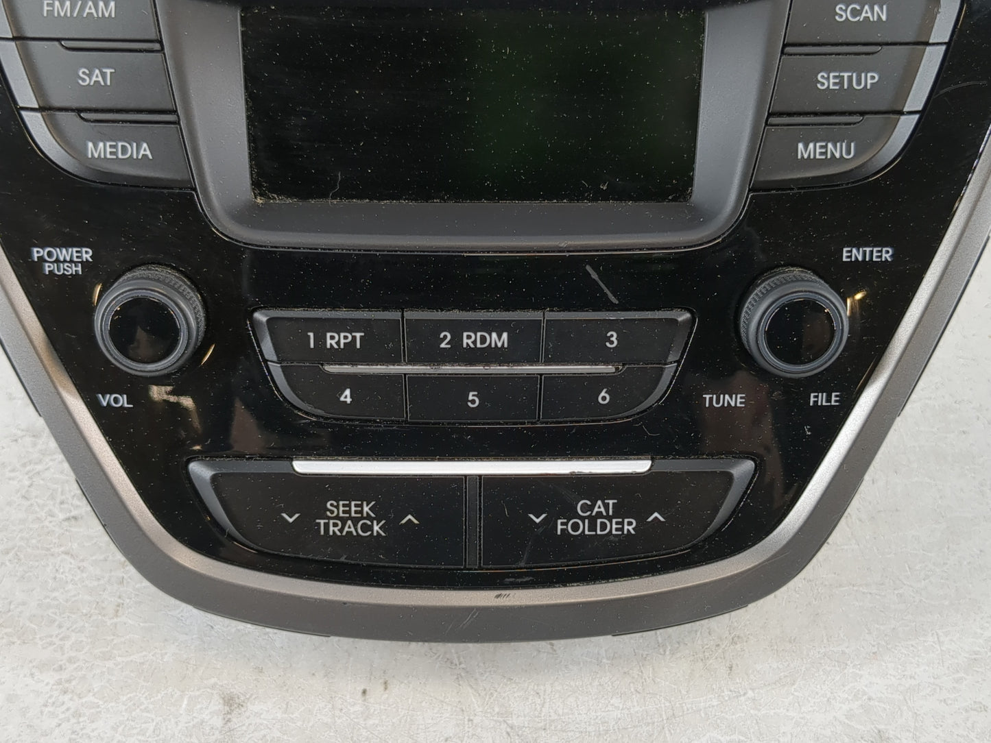 2014-2016 Hyundai Elantra Radio AM FM Cd Player Receiver Replacement P/N:96170-3X156GU Fits Fits 2014 2015 2016 OEM Used Aut