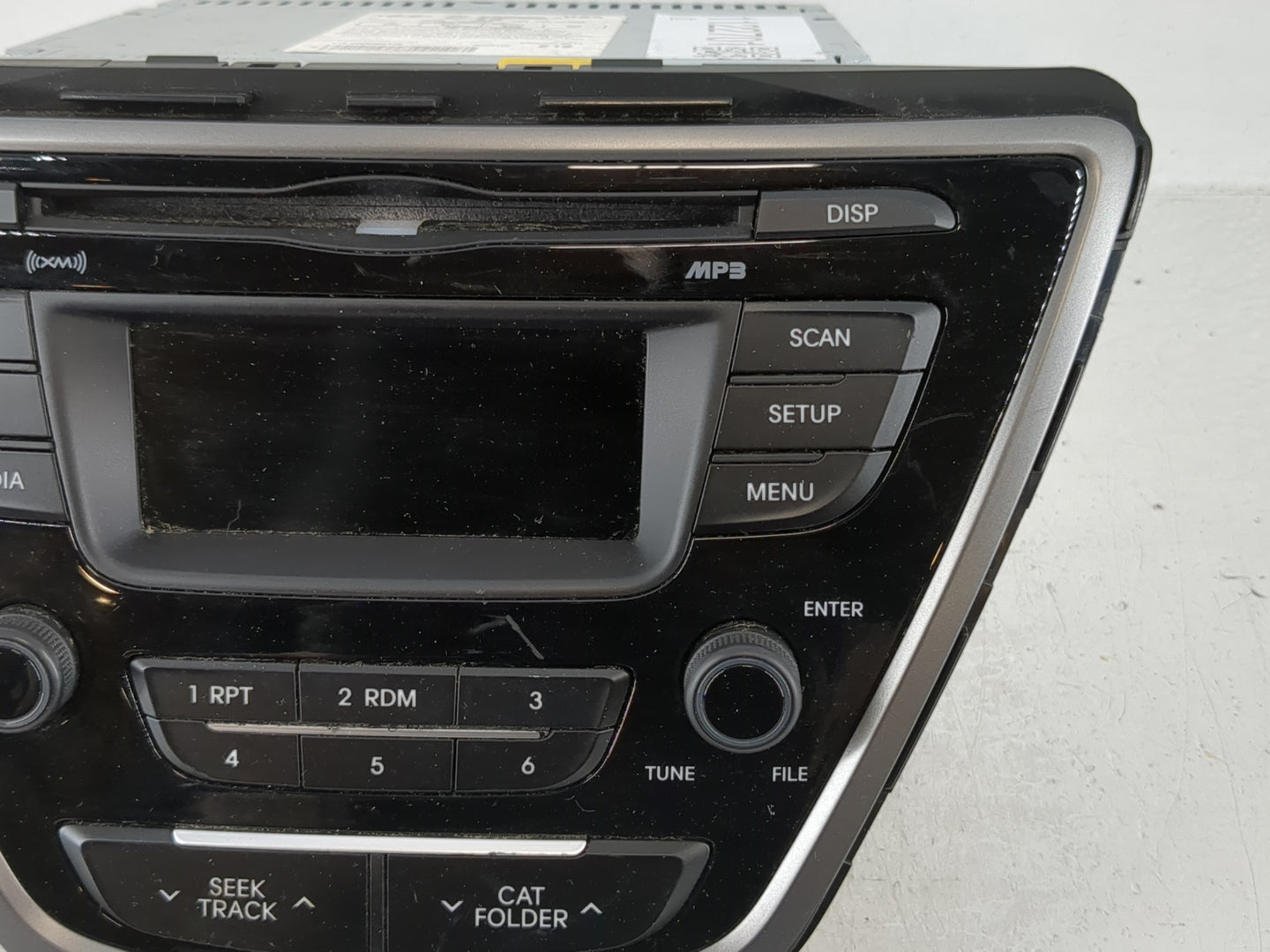 2014-2016 Hyundai Elantra Radio AM FM Cd Player Receiver Replacement P/N:96170-3X156GU Fits Fits 2014 2015 2016 OEM Used Aut