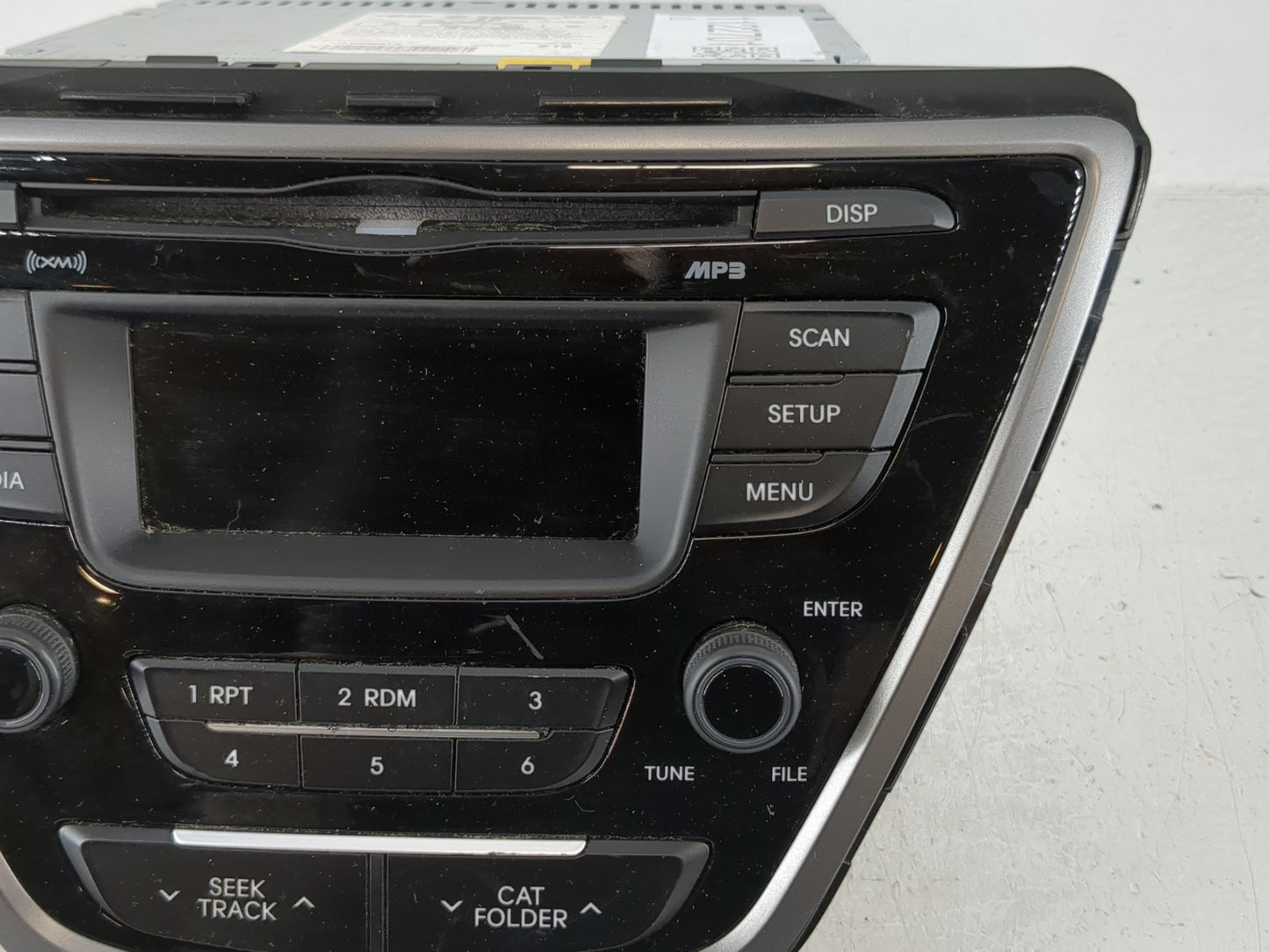 2014-2016 Hyundai Elantra Radio AM FM Cd Player Receiver Replacement P/N:96170-3X156GU Fits Fits 2014 2015 2016 OEM Used Aut
