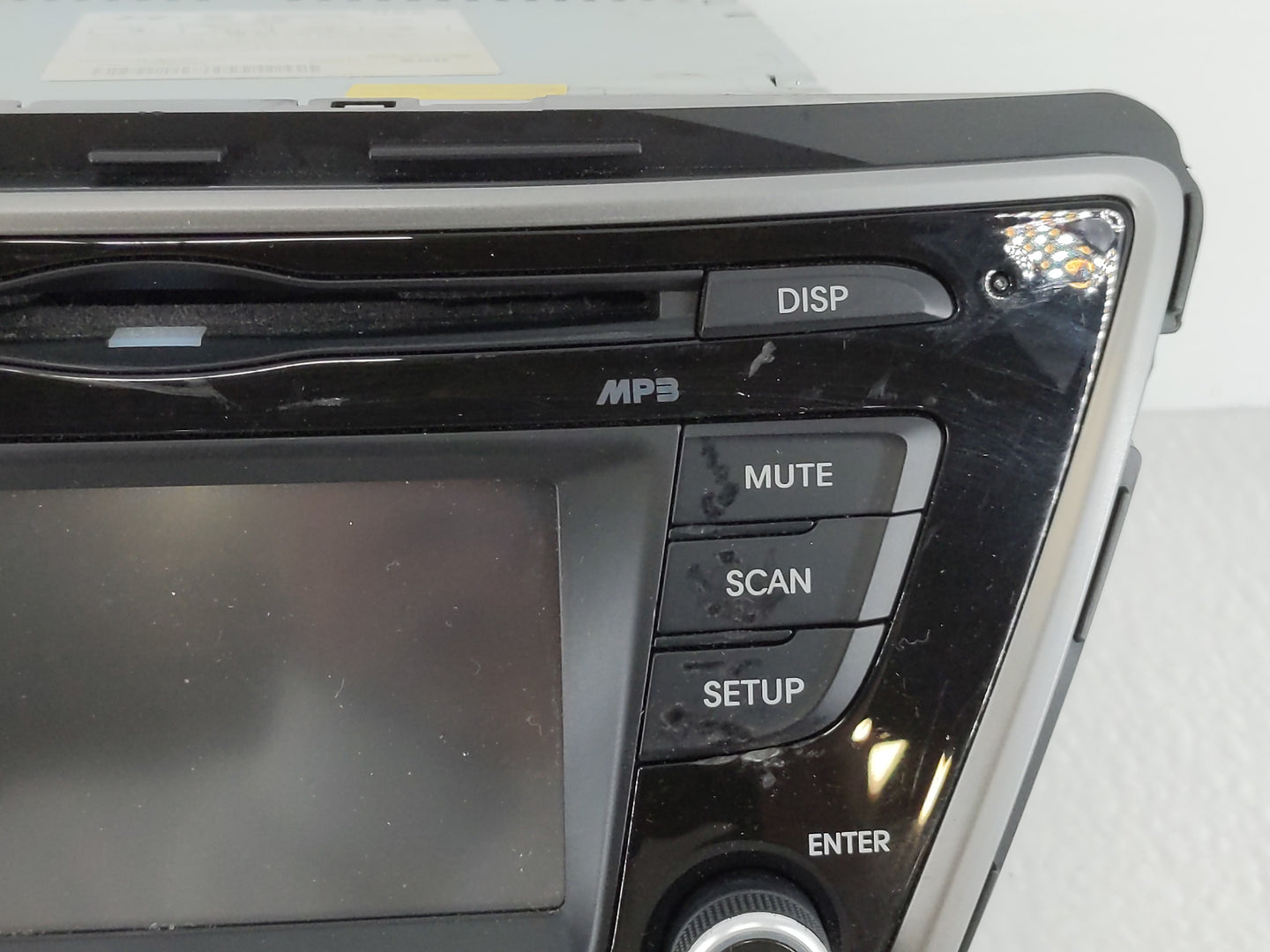 2014-2016 Hyundai Elantra Radio AM FM Cd Player Receiver Replacement P/N:96180-3X165GU Fits Fits 2014 2015 2016 OEM Used Aut