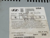 2014-2016 Hyundai Elantra Radio AM FM Cd Player Receiver Replacement P/N:96180-3X165GU Fits Fits 2014 2015 2016 OEM Used Aut