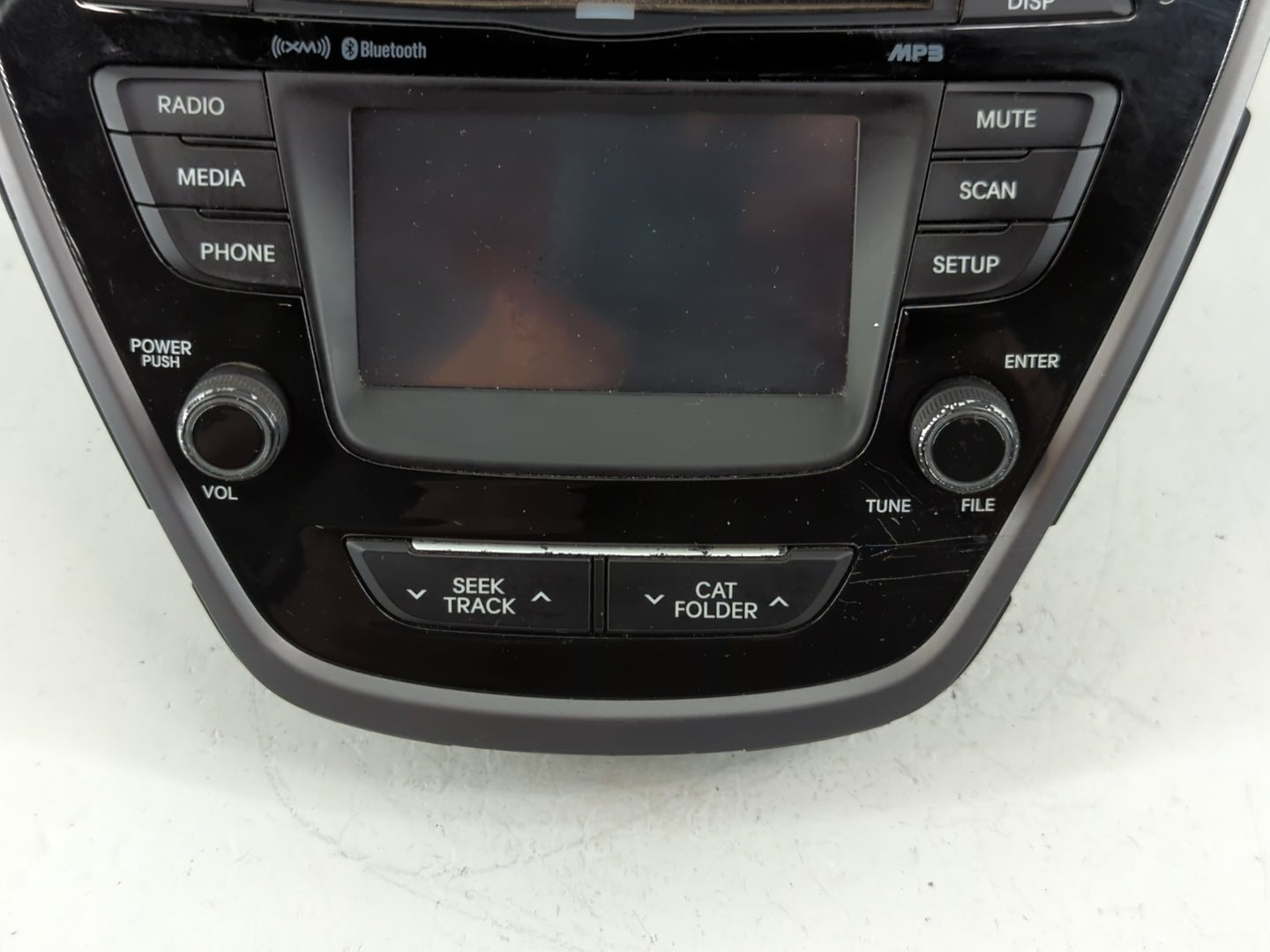 2014-2016 Hyundai Elantra Radio AM FM Cd Player Receiver Replacement P/N:96180-3X175GU Fits Fits 2014 2015 2016 OEM Used Aut