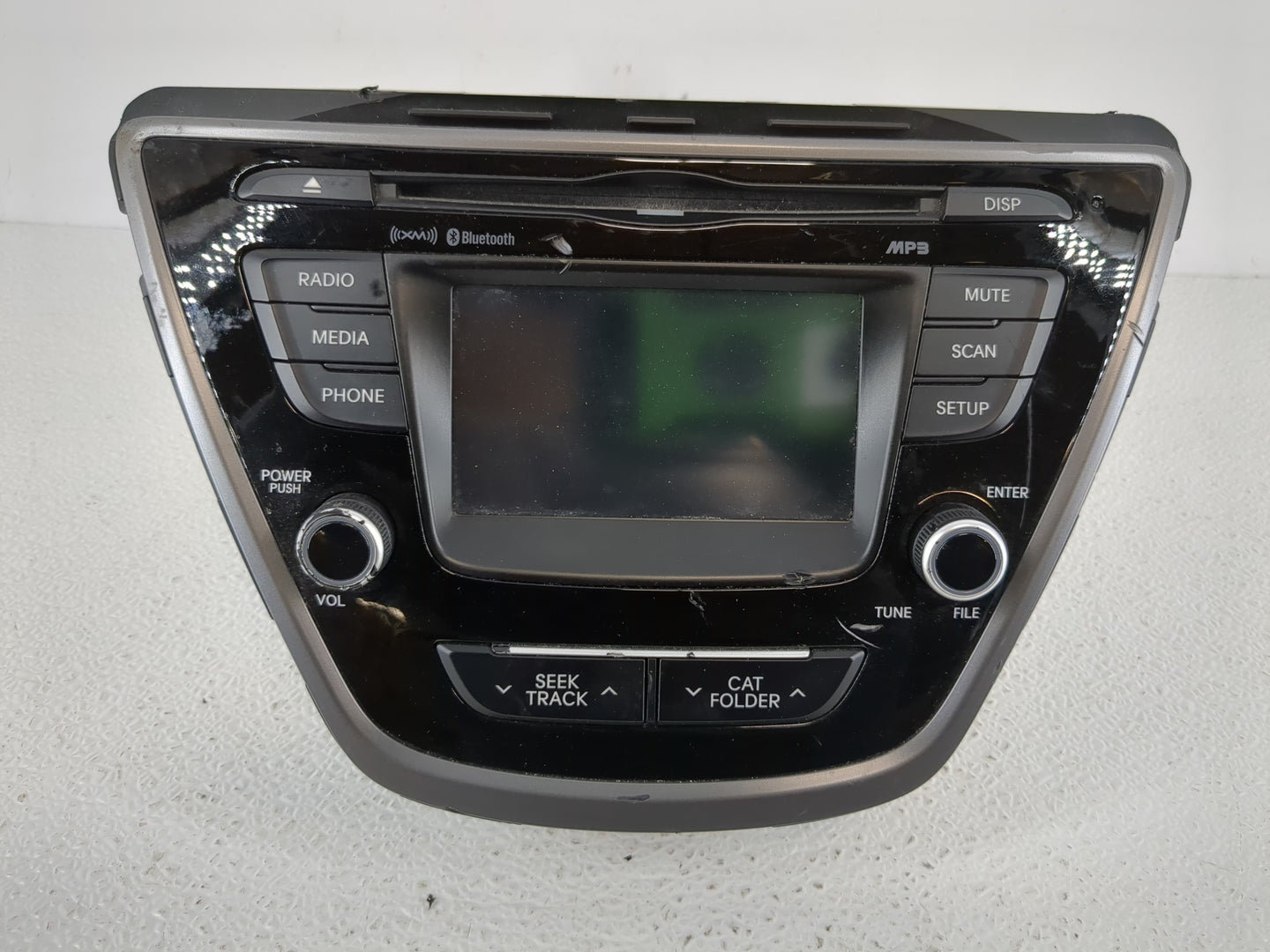 2014-2016 Hyundai Elantra Radio AM FM Cd Player Receiver Replacement P/N:96180-3X165GU Fits Fits 2014 2015 2016 OEM Used Aut