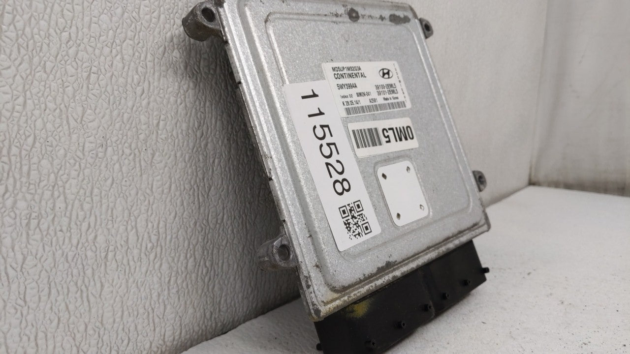2014-2016 Hyundai Elantra PCM Engine Control Computer ECU ECM PCU OEM P/N:39133-2EGE0 39102-2EML6 Fits Fits 2014 2015 2016 O