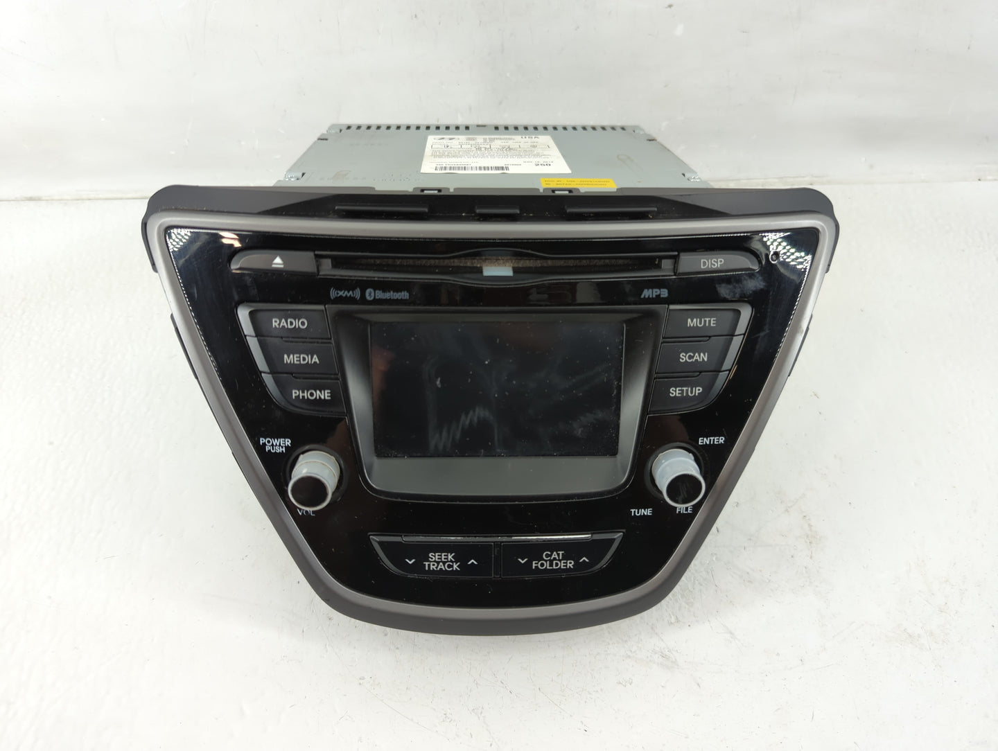 2014-2016 Hyundai Elantra Radio AM FM Cd Player Receiver Replacement P/N:96180-3X165GU Fits Fits 2014 2015 2016 OEM Used Aut