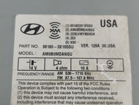 2014-2016 Hyundai Elantra Radio AM FM Cd Player Receiver Replacement P/N:96180-3X165GU Fits Fits 2014 2015 2016 OEM Used Aut