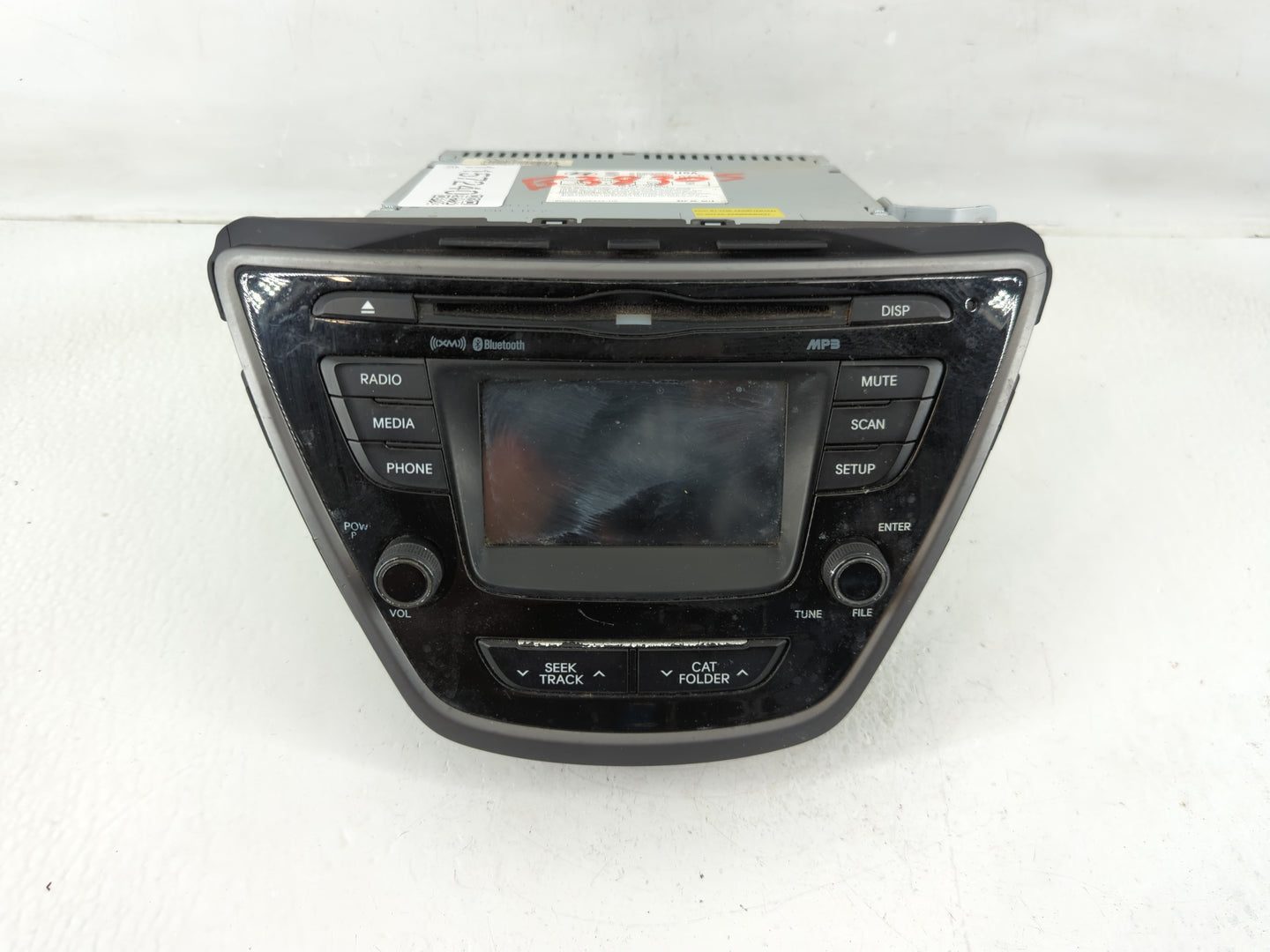 2014-2016 Hyundai Elantra Radio AM FM Cd Player Receiver Replacement P/N:96180-3X165GU Fits Fits 2014 2015 2016 OEM Used Aut