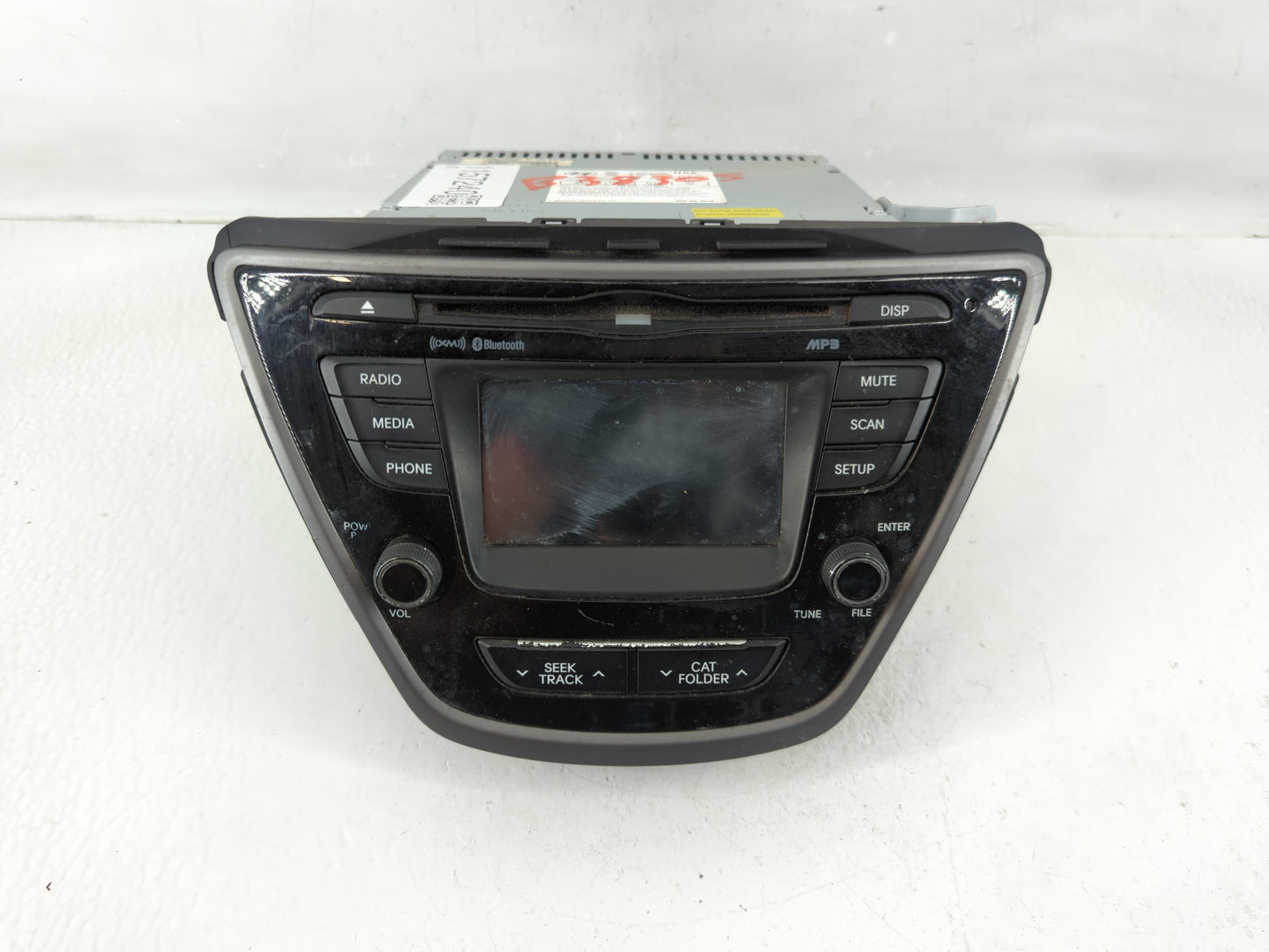 2014-2016 Hyundai Elantra Radio AM FM Cd Player Receiver Replacement P/N:96180-3X165GU Fits Fits 2014 2015 2016 OEM Used Aut