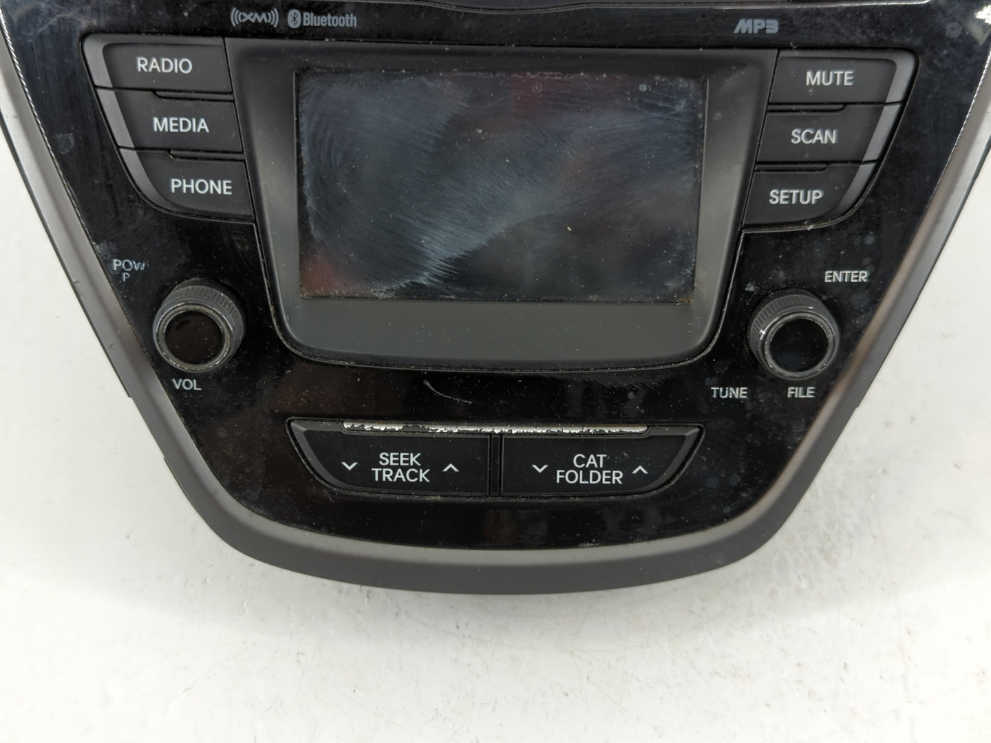 2014-2016 Hyundai Elantra Radio AM FM Cd Player Receiver Replacement P/N:96180-3X165GU Fits Fits 2014 2015 2016 OEM Used Aut