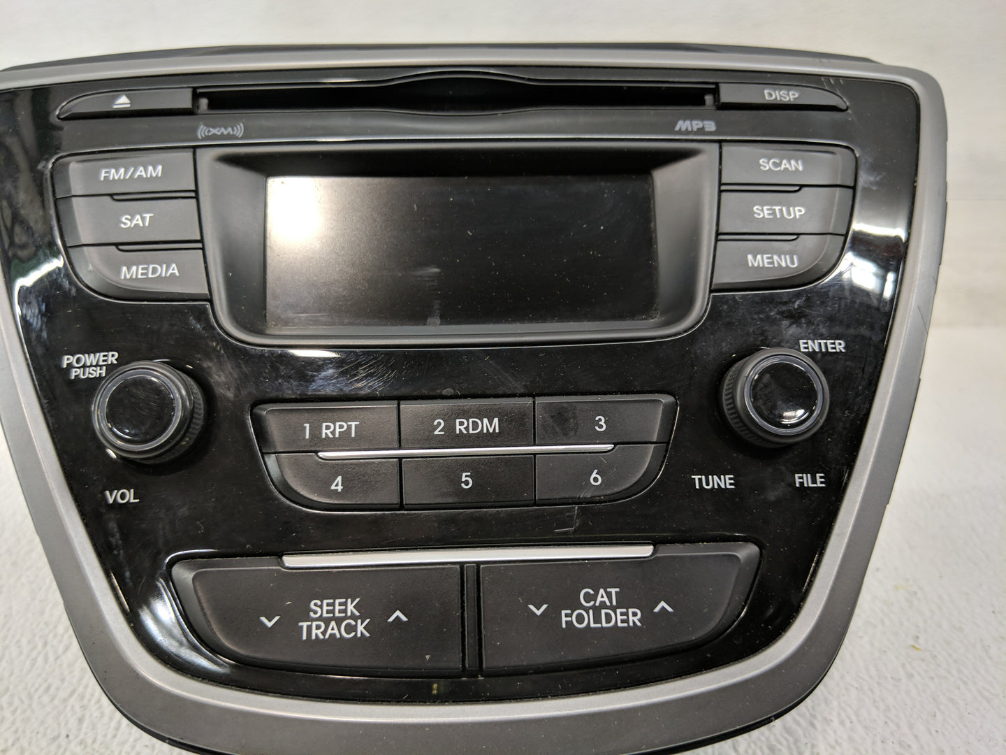 2014-2016 Hyundai Elantra Radio AM FM Cd Player Receiver Replacement P/N:96170-3X156GU Fits Fits 2014 2015 2016 OEM Used Aut