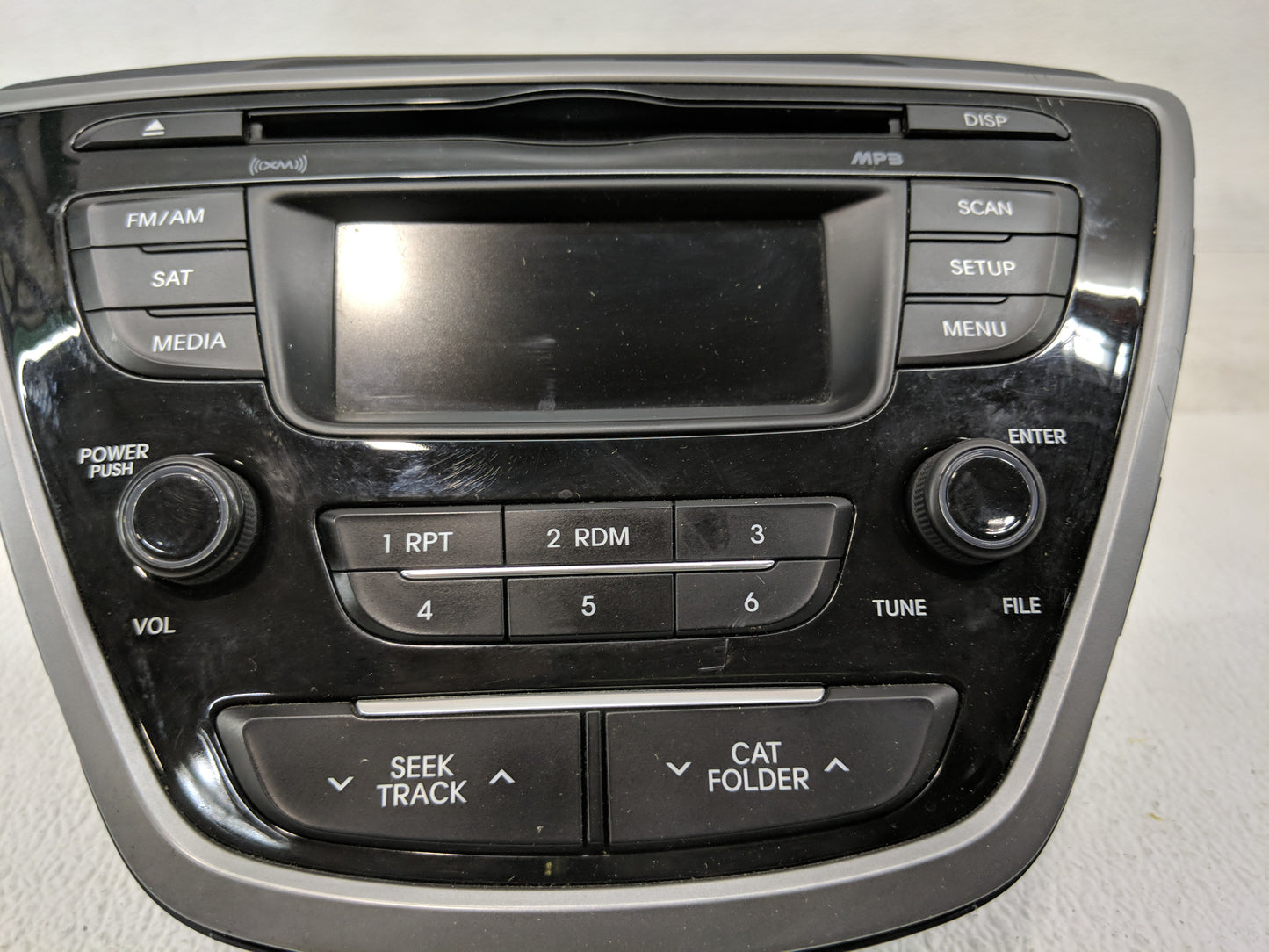 2014-2016 Hyundai Elantra Radio AM FM Cd Player Receiver Replacement P/N:96170-3X156GU Fits Fits 2014 2015 2016 OEM Used Aut