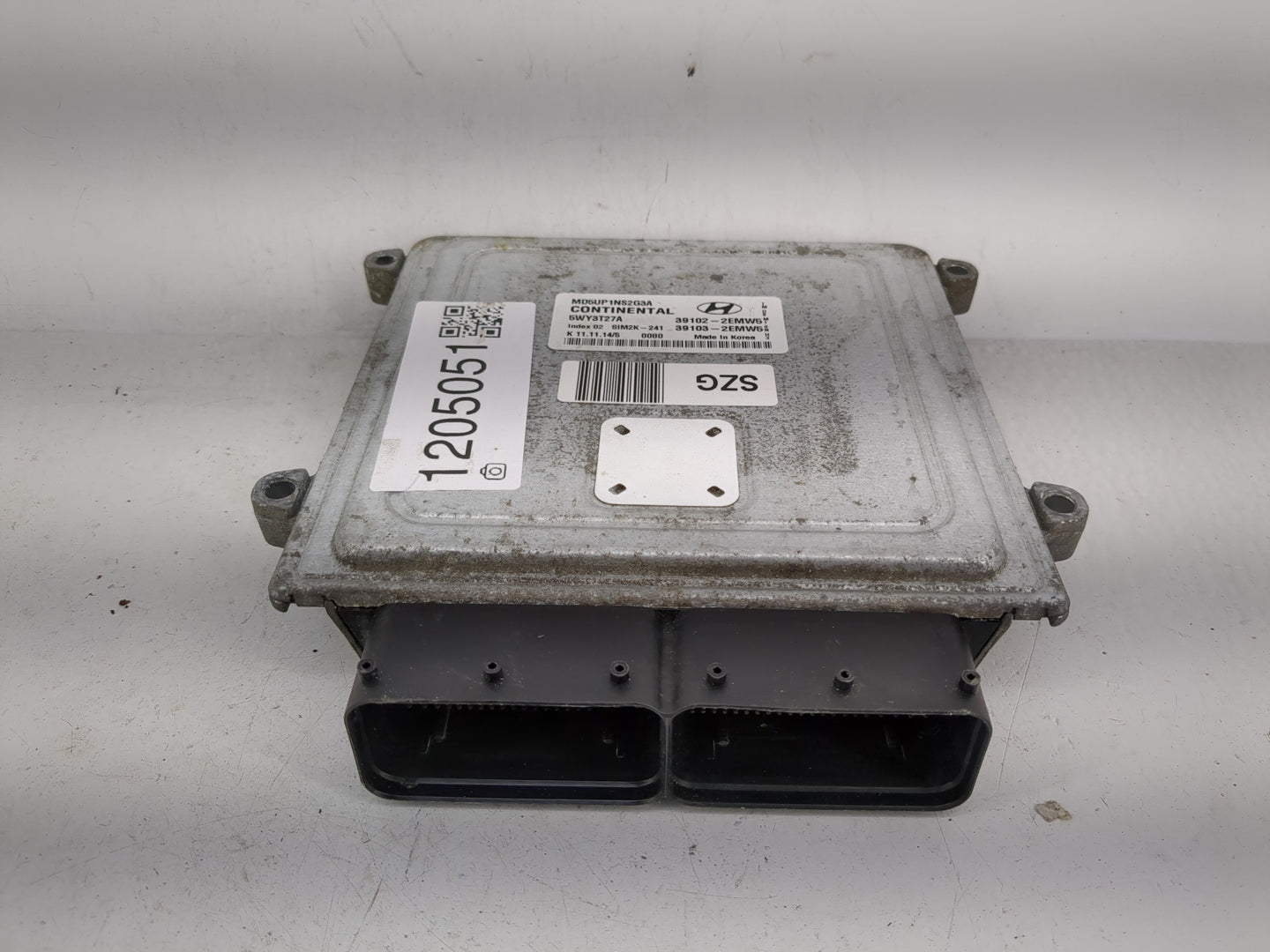 2014-2016 Hyundai Elantra PCM Engine Control Computer ECU ECM PCU OEM P/N:39102-2EMW5 Fits Fits 2014 2015 2016 OEM Used Auto