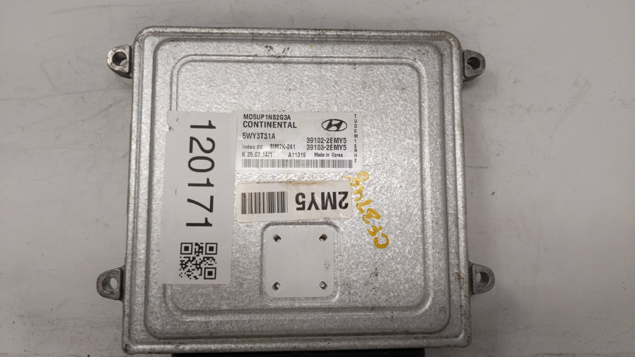2014-2016 Hyundai Elantra PCM Engine Control Computer ECU ECM PCU OEM P/N:39133-2EGE0 39102-2EML6 Fits Fits 2014 2015 2016 O