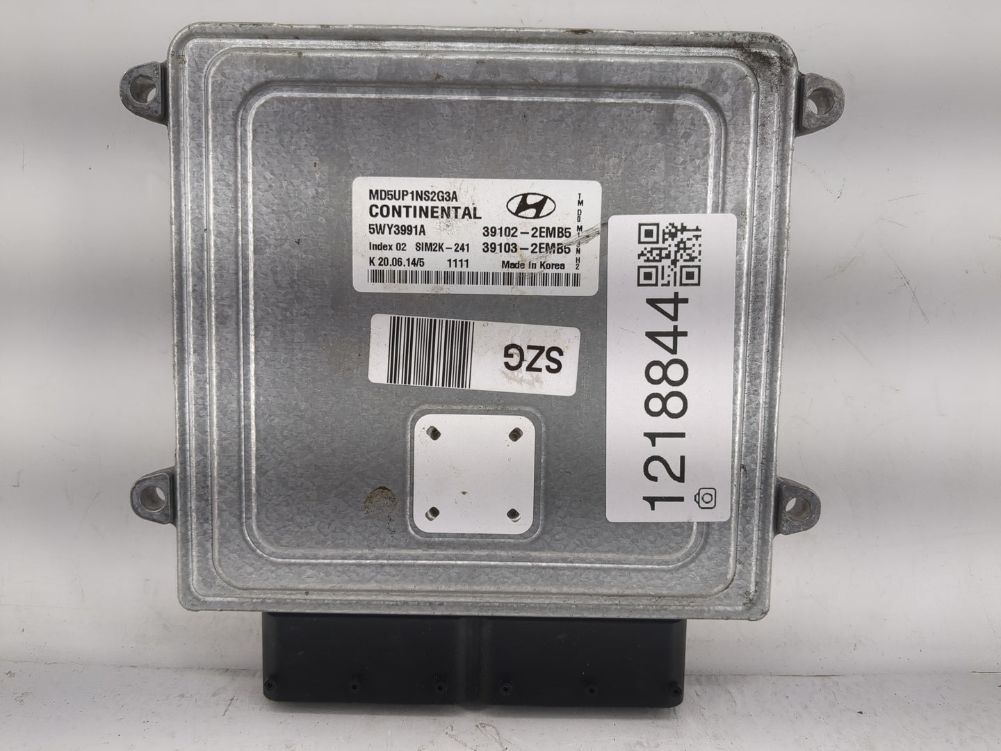 2015 Hyundai Elantra PCM Engine Control Computer ECU ECM PCU OEM P/N:39103-2EMB5 39102-2EMB5 Fits OEM Used Auto Parts - Oemu