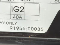 2014-2016 Hyundai Elantra Fusebox Fuse Box Panel Relay Module P/N:91956-00035 Fits Fits 2014 2015 2016 OEM Used Auto Parts -