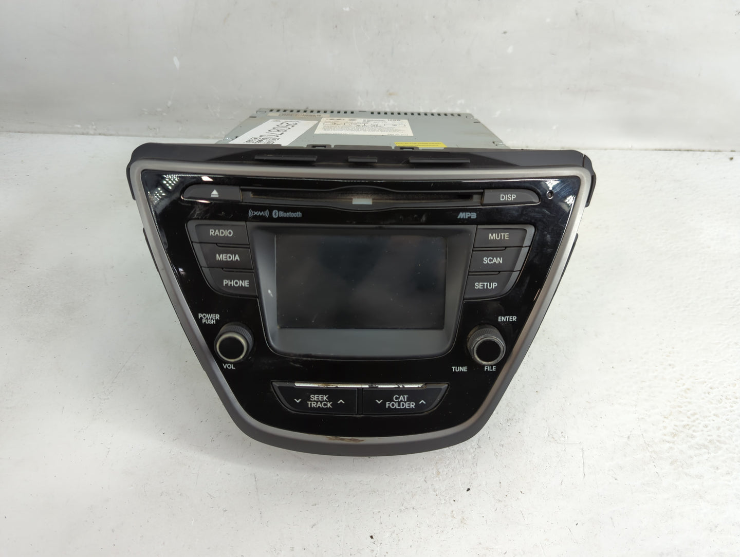 2015 Hyundai Elantra Radio AM FM Cd Player Receiver Replacement P/N:96180-3X165GU Fits OEM Used Auto Parts - Oemusedautopart