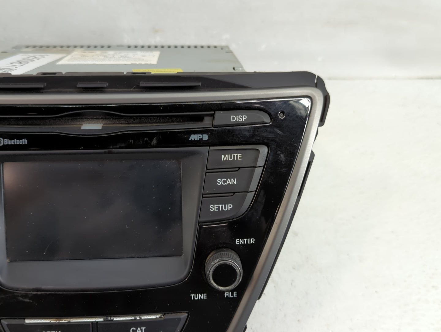 2015 Hyundai Elantra Radio AM FM Cd Player Receiver Replacement P/N:96180-3X165GU Fits OEM Used Auto Parts - Oemusedautopart