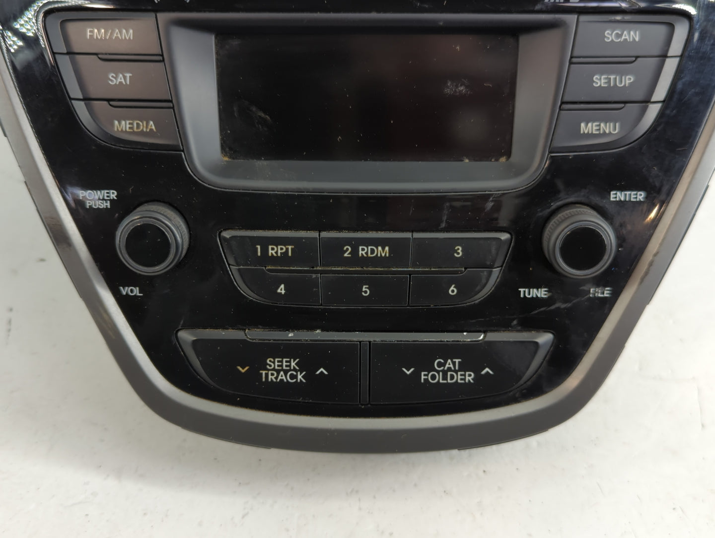 2014-2016 Hyundai Elantra Radio AM FM Cd Player Receiver Replacement P/N:96170-3X156GU Fits Fits 2014 2015 2016 OEM Used Aut