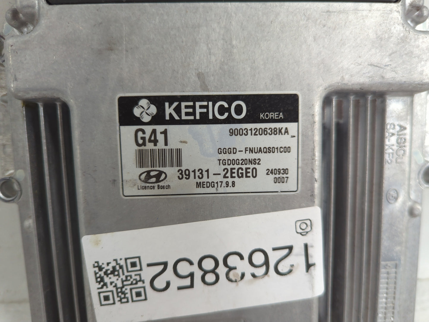 2015 Hyundai Elantra PCM Engine Control Computer ECU ECM PCU OEM P/N:39131-2EGE0 Fits OEM Used Auto Parts - Oemusedautoparts