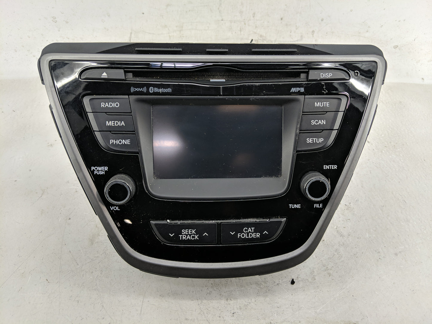 2014-2015 Hyundai Elantra Radio AM FM Cd Player Receiver Replacement P/N:96180-3X165GU Fits Fits 2014 2015 OEM Used Auto Par