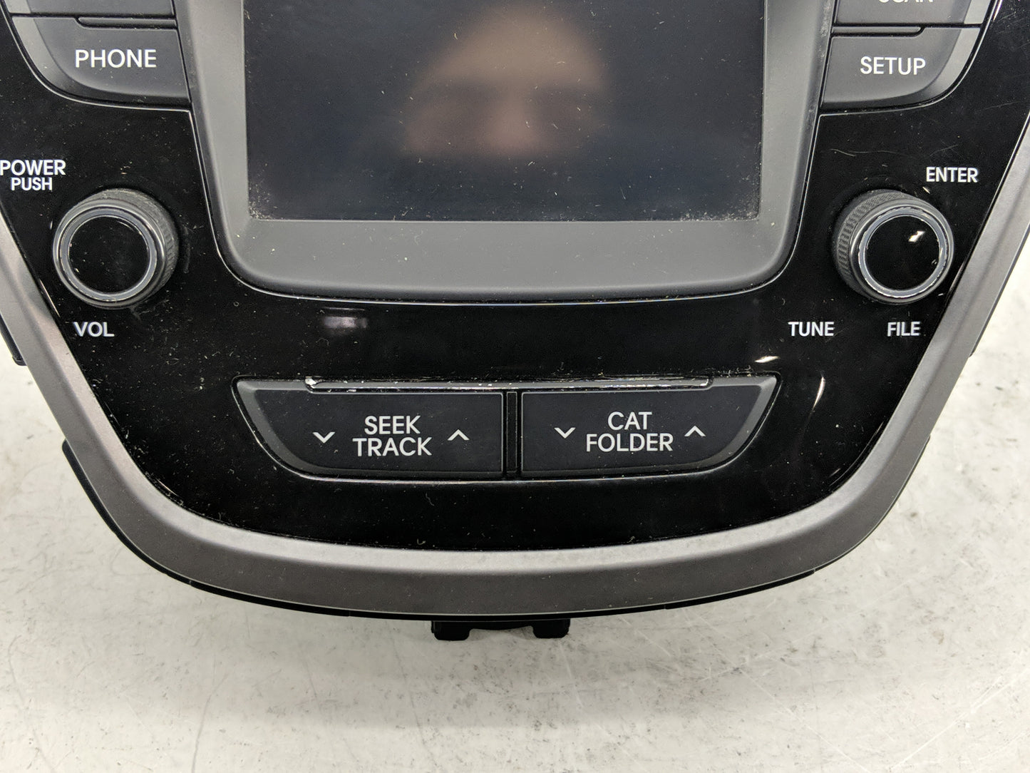 2014-2015 Hyundai Elantra Radio AM FM Cd Player Receiver Replacement P/N:96180-3X165GU Fits Fits 2014 2015 OEM Used Auto Par