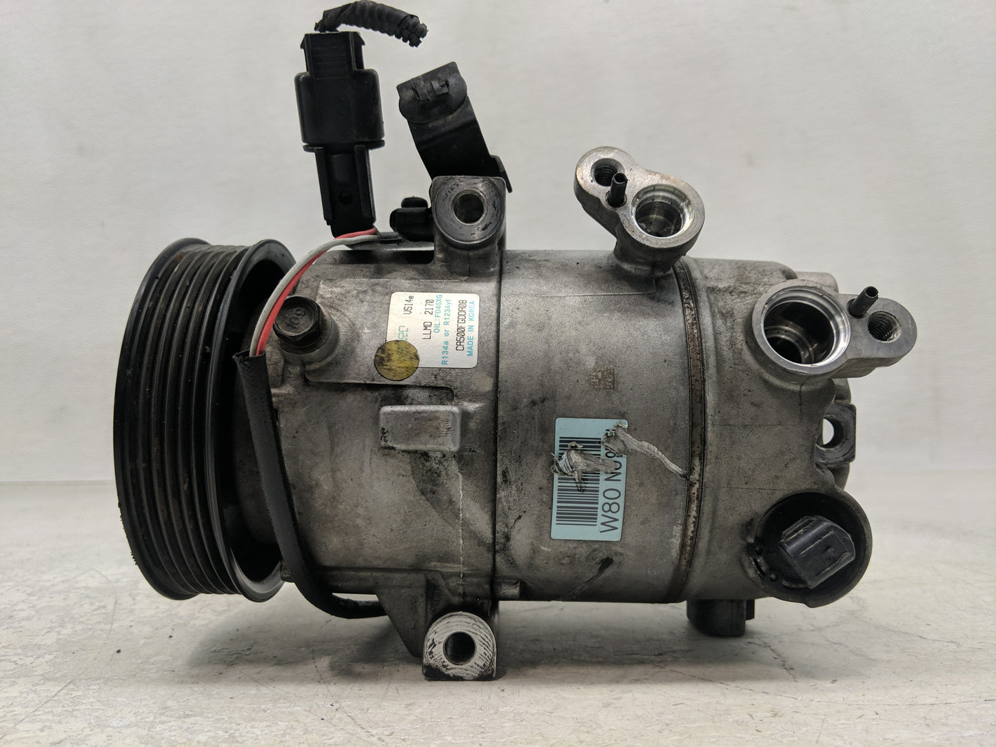2014-2016 Hyundai Elantra Air Conditioning A/c Ac Compressor Oem - Oemusedautoparts1.com