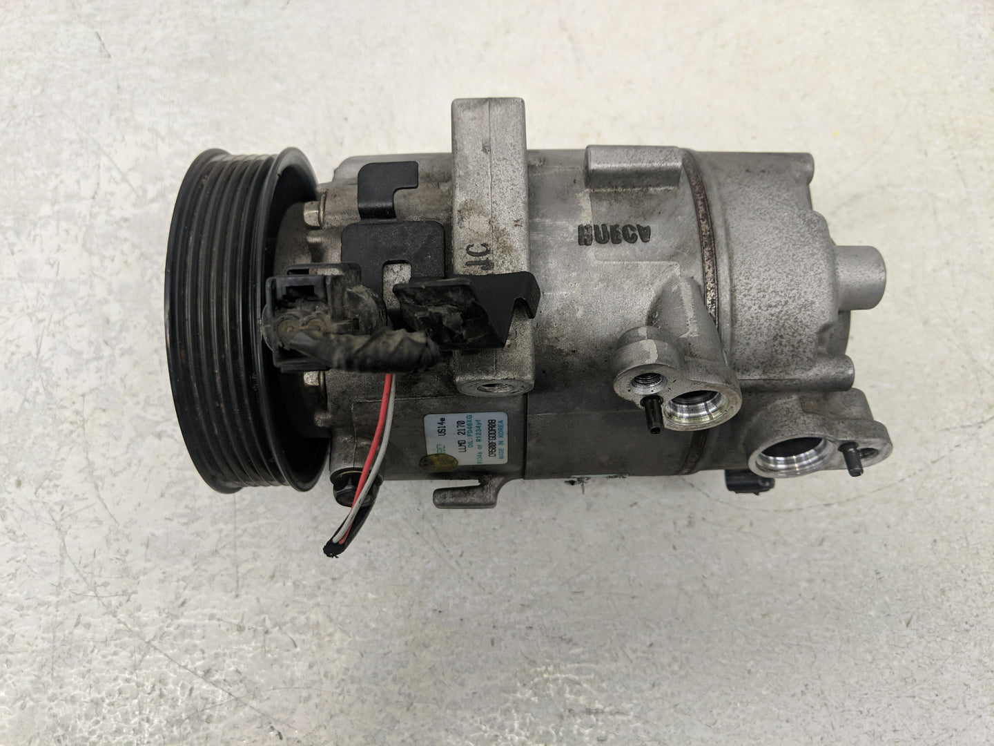2014-2016 Hyundai Elantra Air Conditioning A/c Ac Compressor Oem - Oemusedautoparts1.com