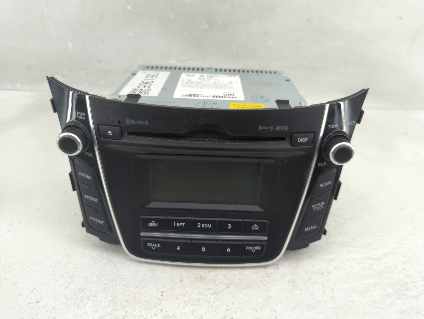 2013-2015 Hyundai Elantra Radio AM FM Cd Player Receiver Replacement P/N:96170-A5170GU Fits Fits 2013 2014 2015 OEM Used Aut