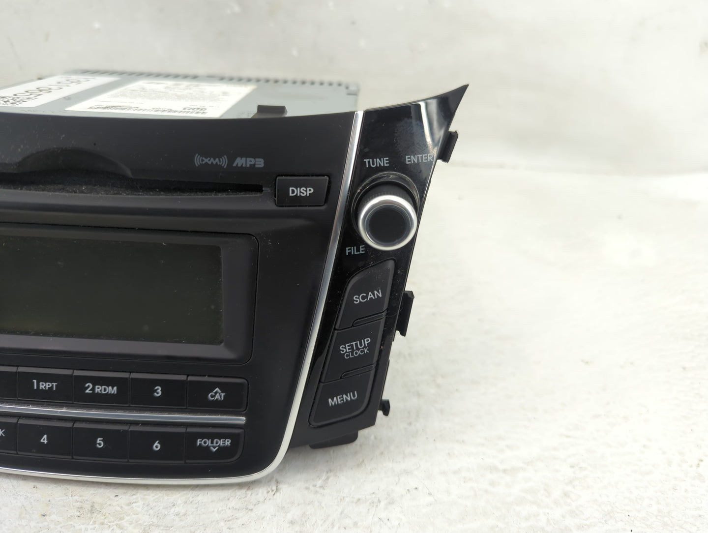 2013-2015 Hyundai Elantra Radio AM FM Cd Player Receiver Replacement P/N:96170-A5170GU Fits Fits 2013 2014 2015 OEM Used Aut