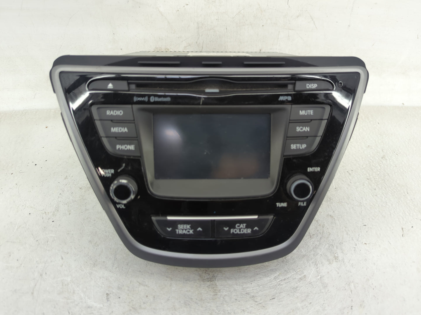 2014-2016 Hyundai Elantra Radio AM FM Cd Player Receiver Replacement P/N:96180-3X165GU Fits Fits 2014 2015 2016 OEM Used Aut