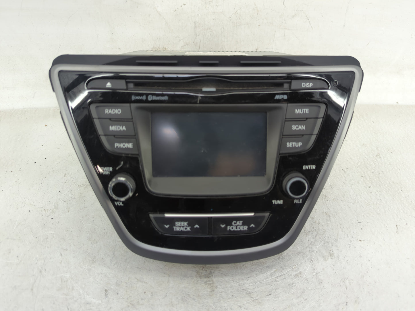 2014-2016 Hyundai Elantra Radio AM FM Cd Player Receiver Replacement P/N:96180-3X165GU Fits Fits 2014 2015 2016 OEM Used Aut