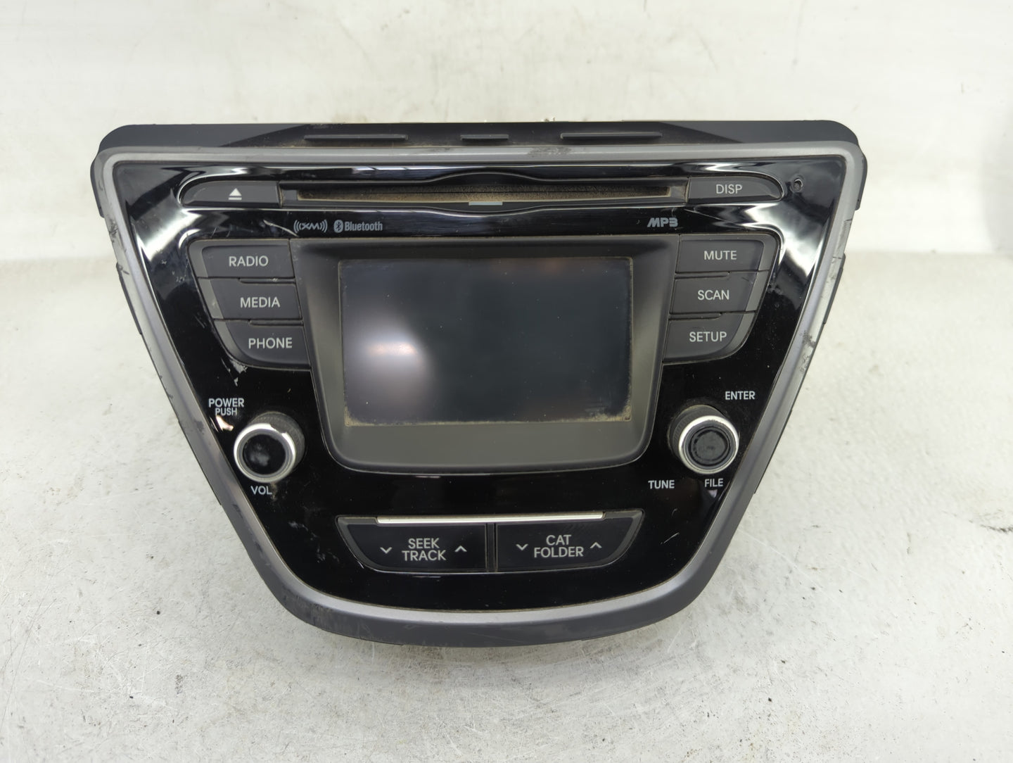 2014-2016 Hyundai Elantra Radio AM FM Cd Player Receiver Replacement P/N:96180-3X135GU Fits Fits 2014 2015 2016 OEM Used Aut