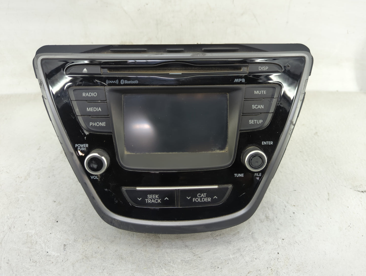 2014-2016 Hyundai Elantra Radio AM FM Cd Player Receiver Replacement P/N:96180-3X135GU Fits Fits 2014 2015 2016 OEM Used Aut