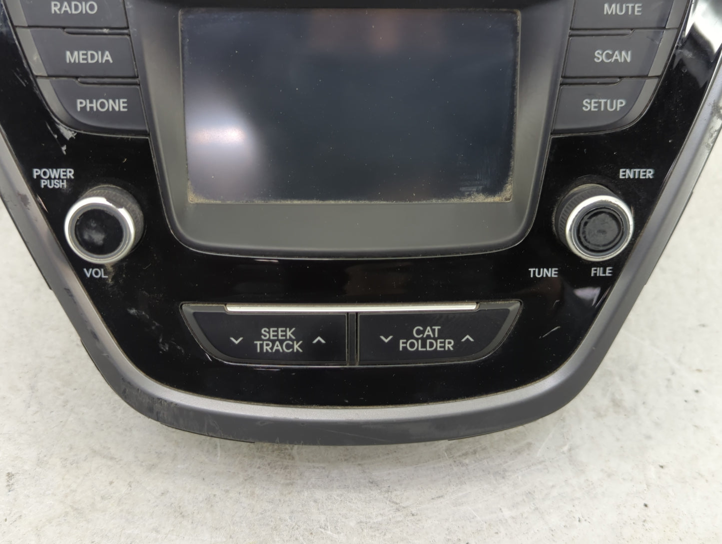 2014-2016 Hyundai Elantra Radio AM FM Cd Player Receiver Replacement P/N:96180-3X135GU Fits Fits 2014 2015 2016 OEM Used Aut