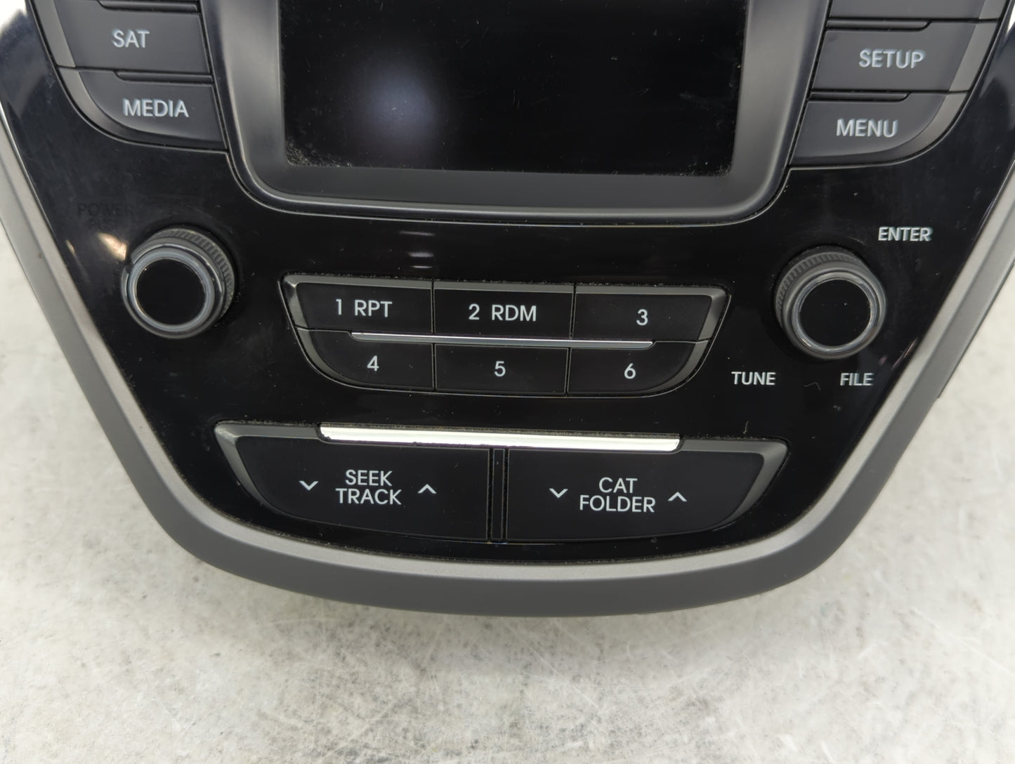 2014-2016 Hyundai Elantra Radio AM FM Cd Player Receiver Replacement P/N:96170-3X156GU Fits Fits 2014 2015 2016 OEM Used Aut