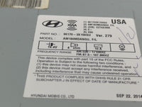 2014-2016 Hyundai Elantra Radio AM FM Cd Player Receiver Replacement P/N:96170-3X156GU Fits Fits 2014 2015 2016 OEM Used Aut